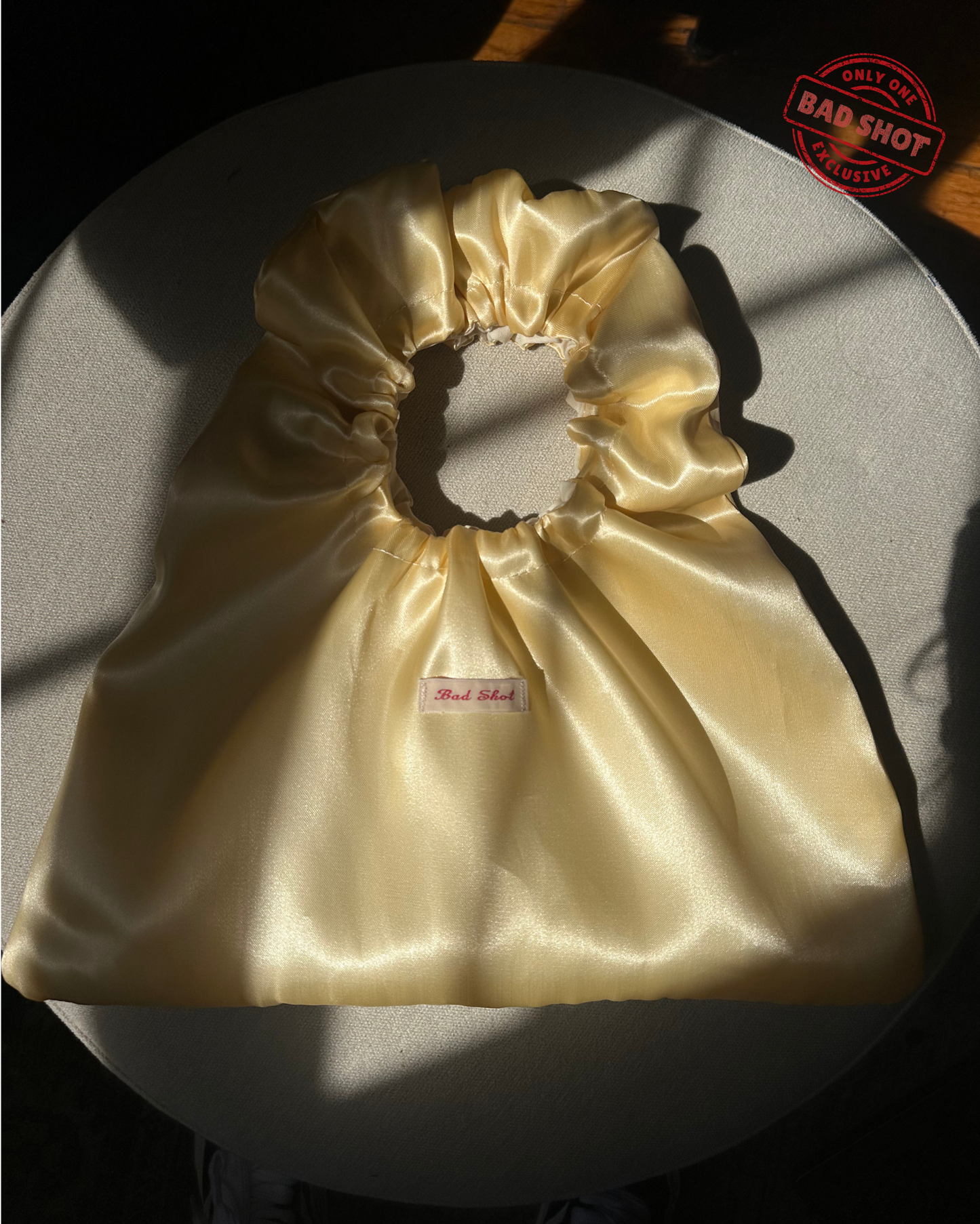 Bad Shot Silk Scrunch Bag