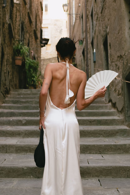 Flora Halter Slip Gown (PRE-ORDER ONLY)
