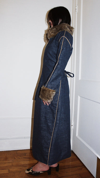 Denim Coat (Ankle Length)