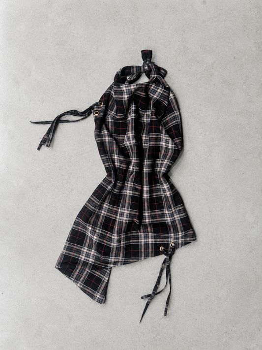 Flannel Halter Top (PRE-ORDER ONLY)