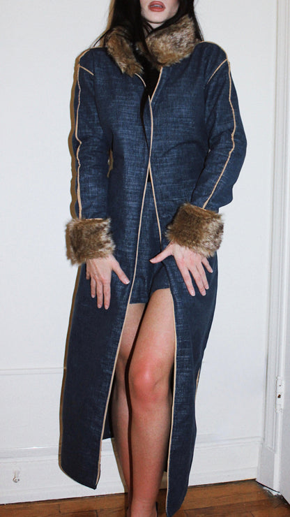 Denim Coat (Ankle Length)