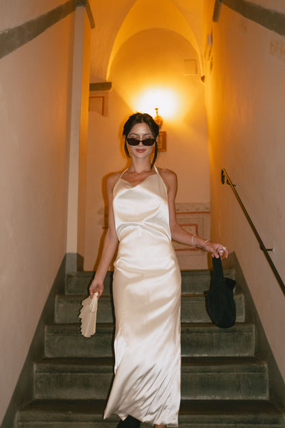 Flora Halter Slip Gown (PRE-ORDER ONLY)