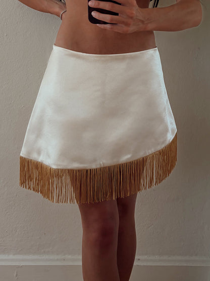Flora Fringe Mini Skirt PRE-ORDER ONLY