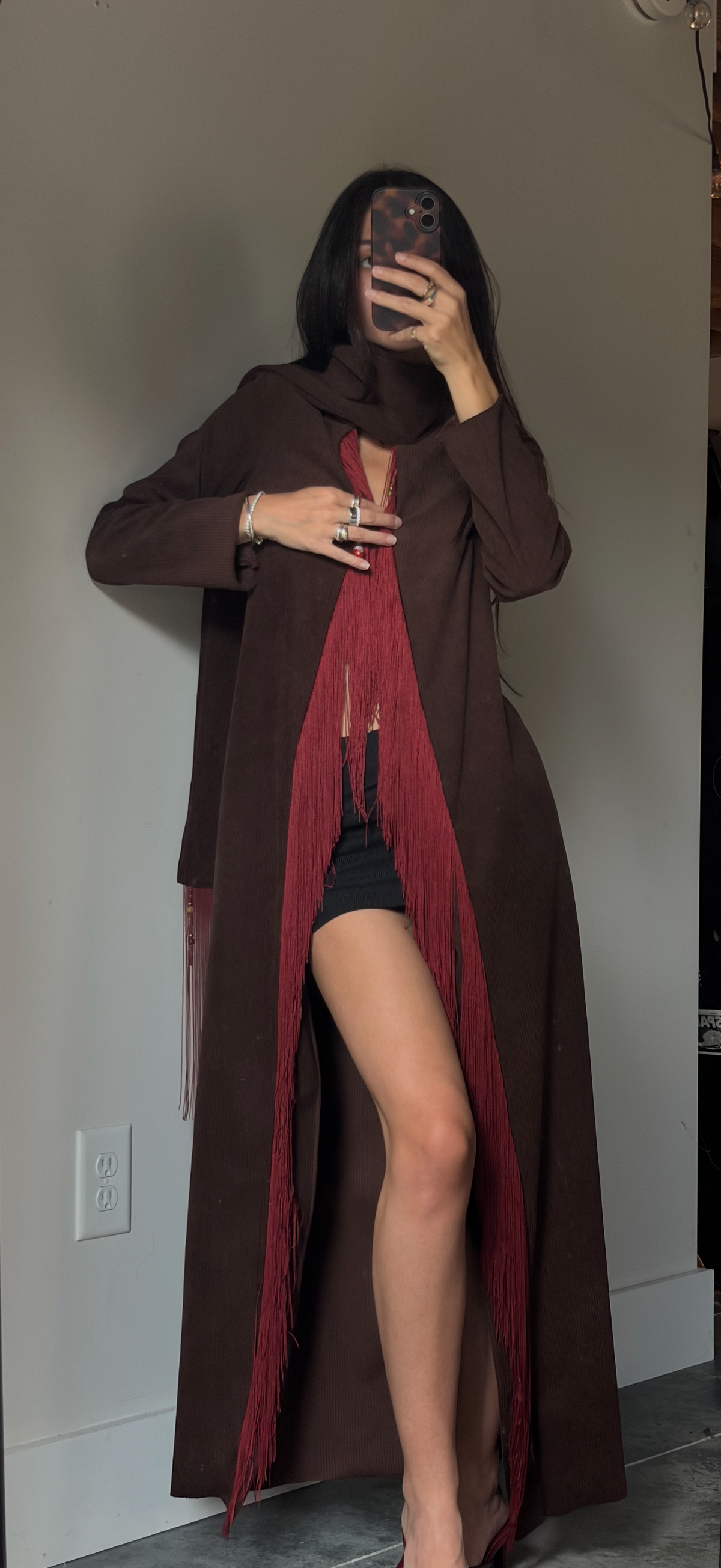Corduroy Fringe Duster (PRE-ORDER ONLY)