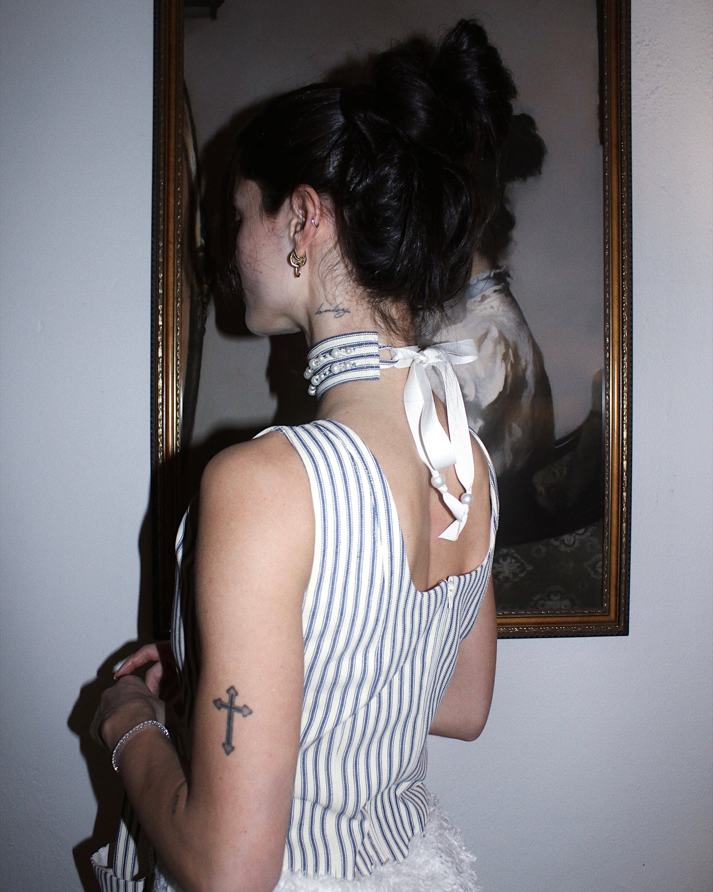 Mini Feather Dress Set