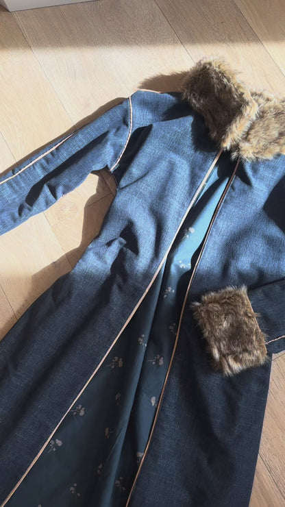 Denim Coat (Ankle Length)